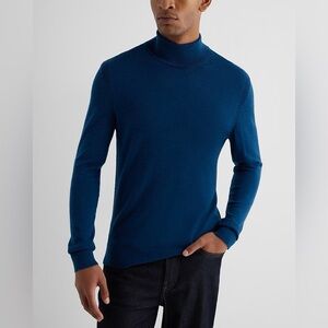 Turtleneck Merino Wool Sweater - Express